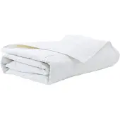 vidaXL Couverture d'été Blanc 155 x 220 cm Plume