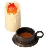 SEMIC Le Château ambulant lampe Illuminated Calcifer & candle 13 cm