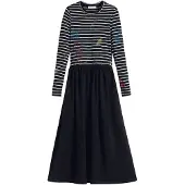 Desigual Robe mélange de couleurs / noir