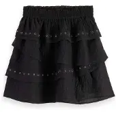 Scotch & Soda 177305 Short Skirt Noir XL Femme