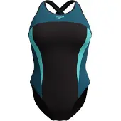 Speedo Maillot de bain Eco+ Hi Neck Splice Crossback Femmes