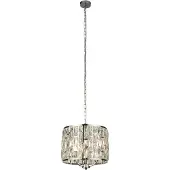 Searchlight BIJOU 3-flamme chrome Lampe à suspendre avec verre en cristal