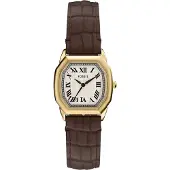 Fossil Montre à affichage analogique 'HARLOW' marron / or / blanc