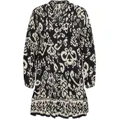 ONLY Robe-chemise 'CARAJA' beige clair / noir