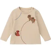 s.Oliver T-Shirt mastic / bleu / marron / rouge
