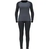 Odlo Active Warm Eco Base Layer Set Gris XL Femme