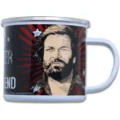 Blechwaren Fabrik Braunschweig Bud Spencer Tasse en émail The Legend, Tasse, Multicolore