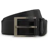 BOSS Ceinture en cuir grainé confectionnée en Italie
