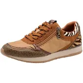 Tamaris Baskets basses marron / cognac / violet / blanc