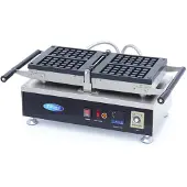Maxima Digital Waffle Iron Classic Rotatable 2 Pieces, Gaufrier, Rouge