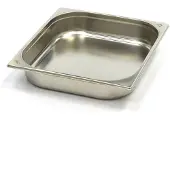 Maxima - Récipient Gastro Gastronorm - 2/3 GN - 15 cm de profondeur - Acier inoxydable