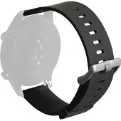 Puro ICON Multibrand - Urrem pour smart watch - S/M ou M/L størrelse (24 mm, Silicone), Sangles de montre, Noir