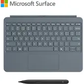 Microsoft Clavier Surface Pro 12 pouces avec Slim Pen (DE, Docking), Clavier, Bleu