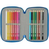 Safta Sac à tout faire Superman bleu 12,5 x 19,5 x 5,5 cm 37 pièces