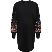 ONLY Maternity Robe 'OLMBrooke' bleu marine / orange / rose / noir