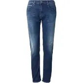 Replay Grover Cloud 34L Hommes 11,5 oz Hyperflex Stretch Denim Mar e - Bleu