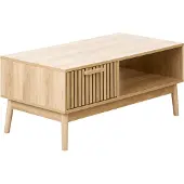 Beliani Table Basse Lynwood Bois Clair