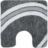 Spirella Tapis de bain Microfibre CURVE 55x55cm Gris