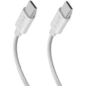 SBS Câble Usb-c / Tressé 100 W 1.5m Blanc