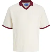Jack & Jones Pull-over rouge carmin / blanc