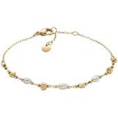 Skagen Agnethe Pearl Armband, (16.50 cm, Acier inoxydable)