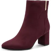 Marco tozzi Bottines or / lie de vin