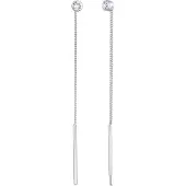 Elli Boucles d'oreilles argent / transparent