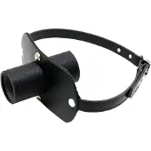 Rimba - plug urétral fétichiste en cuir (Ø 40 mm, noir)