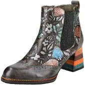 LAURA VITA Bottines bleu / mélange de couleurs