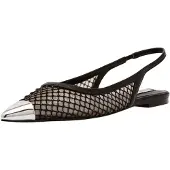 Steve madden Escarpins à bride arrière noir / argent