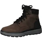 Geox Bottines à lacets 'Granito' marron / noir