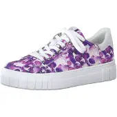 Marco tozzi Baskets basses violet / violet clair / blanc cassé