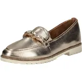 Tamaris : chaussures pour femmes, chaussures basses, mocassins, couleur or, pour le quotidien