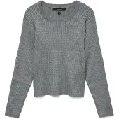 Vero Moda Pull-over 'VMSilje' gris chiné