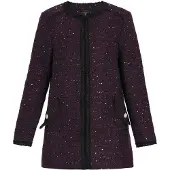 Faina Blazer violet foncé