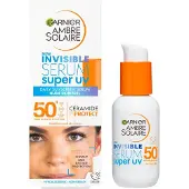 Garnier Ambre Solaire Invisible Super UV Serum ochronne do twarzy SPF50+, 30ml