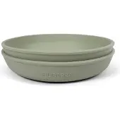 Filibabba Assiettes - Silicone - 2 Pack - Green - - UneTaille - Assiette