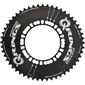 Rotor Q Rings 110 Bcd Outer Aero Chainring Noir 50t