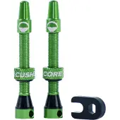CushCore Presta Tubeless Valves Vert 55 mm