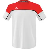 Erima Change By T-shirt Blanc/rouge/noir