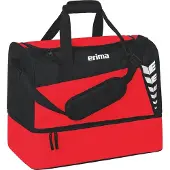 Erima Sac de sport Six Wings avec compartiment inférieur rouge/noir - L