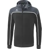 Erima Change By Veste d'entraînement à capuche Noir Gris/Gris ardoise/blanc - XXL