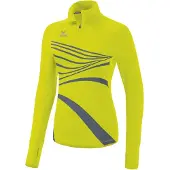 Erima Racing Half Zip Long Sleeve T-shirt Jaune 34 Femme