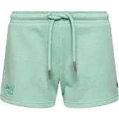 Superdry pour femme. W7110286A Short en tricot de coton biologique avec logo Vintage Logo vert (XL), Casuel, Sport, Le coton biologique, Dur