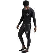 Benlee Sous-vêtements longs 'Manorburn' noir / blanc