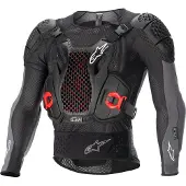 Alpinestars Bionic Plus V2 Avec Protections Veste Noir/Anthracite/Rouge 2XL unisex