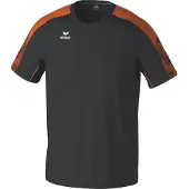 Erima T-Shirt fonctionnel orange foncé / noir