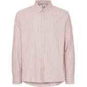 !Solid T-Shirt rouge pastel / blanc