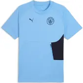 Puma Manchester City Fc Tech Short Sleeve T-shirt Bleu M Homme