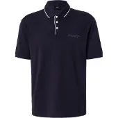 Armani Exchange pour homme. XM001557AF10363UB101 Polo stretch marine (XS), Casuel, Coton, Manche courte